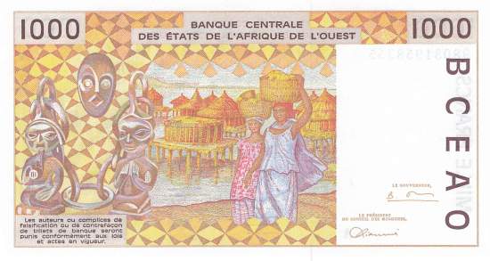 1000 Francs 1998